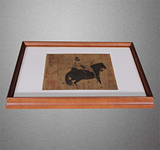 恩阳书画装裱配框服务案例